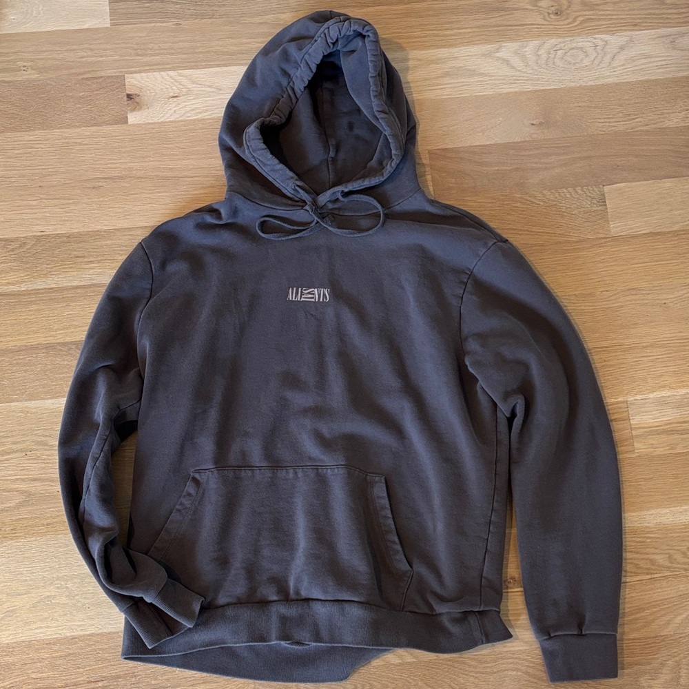 All Saints Charcoal Hoodie
